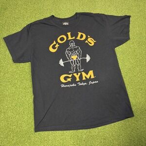 Gold's Gym Japan Exclusive T-Shirt  Tokyo Limited Edition Black Large